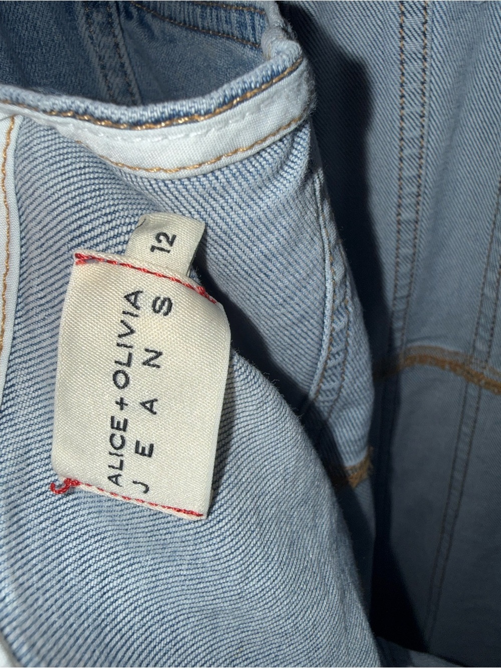 Alice + Olivia Kendall Denim Halter Minidress - Picture 9 of 9